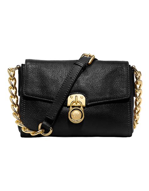 michael kors hamilton small messenger bag black|Michael Kors large tote handbags.